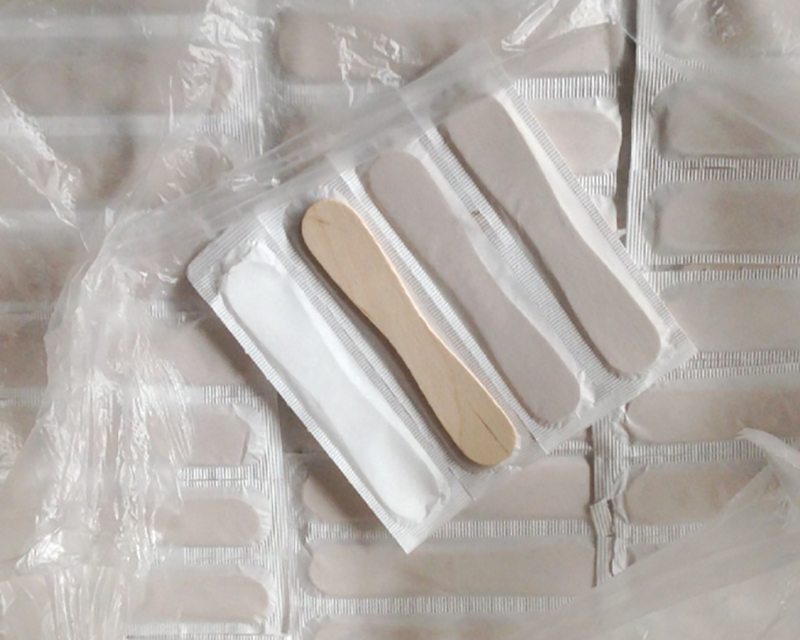 Paper bag wrapping machine for ice cream spoon lead machinery