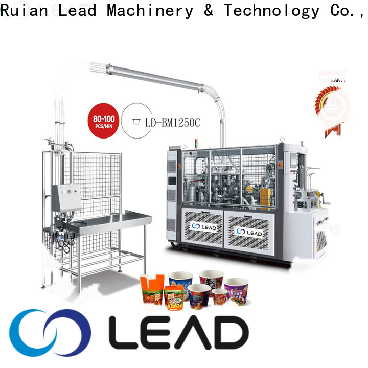 Lead Machinery paper plate making machine factory for production