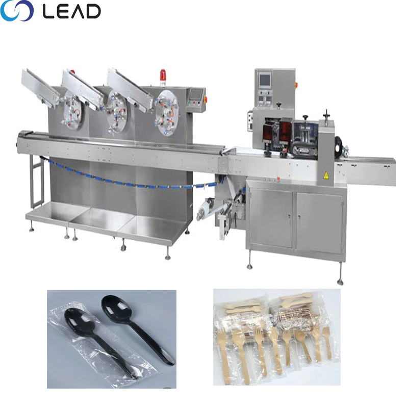 Automatic spoon packing machine